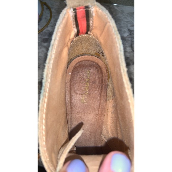 Sperry Top Sider Women's Harlow Sand Suede Wedge Ankle Boots Bootie SIZE 7M - Picture 4 of 12